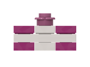 In LEGO&reg; gebouwd cadeau-icoon